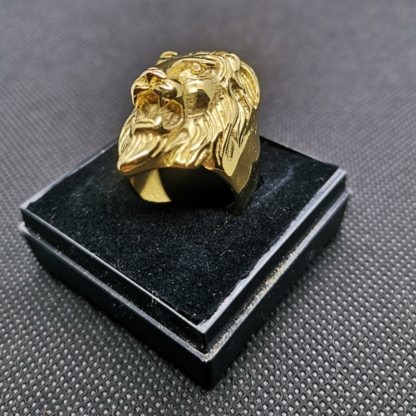 Bague tête de lion 2